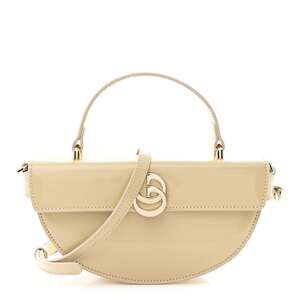 Gucci Patent Calfskin Gg Half Moon Top #238050G14B